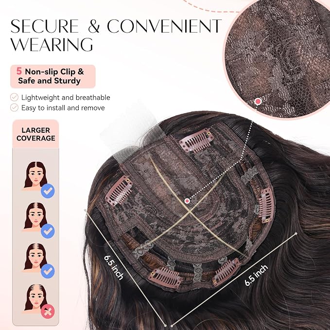 H2/426#-Dark Brown with Brown Highlights