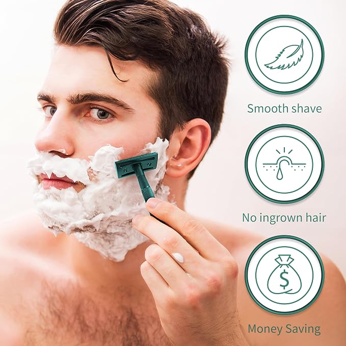 Sea Green Razor with Stand