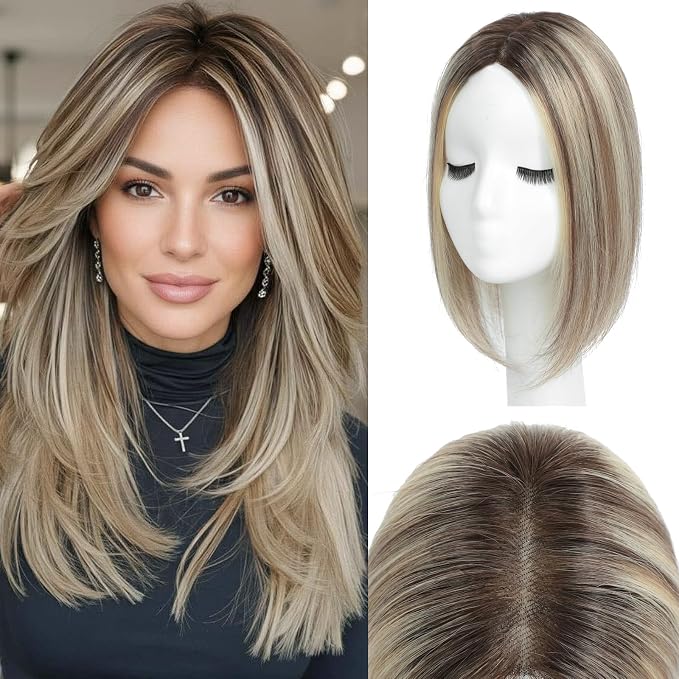 Ombre Light Brown with Blond Highlight