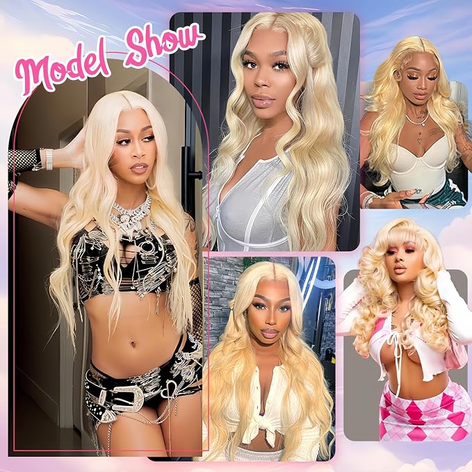 Blonde Wig Human Hair