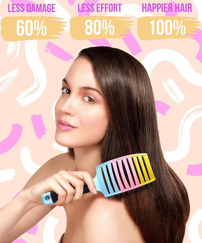 Blue-Pink-Yellow Gradient