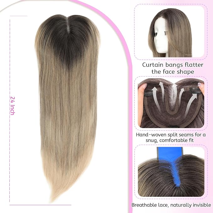 Dark Root Ash Blonde