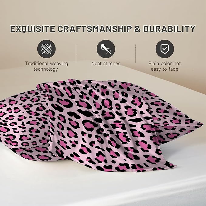Abstract Pink Leopard