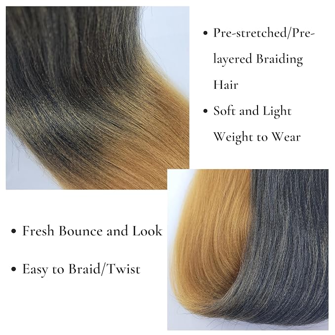 Black to Honey Blonde