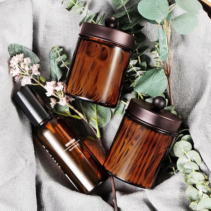 Jar Amber/Lid Bronze