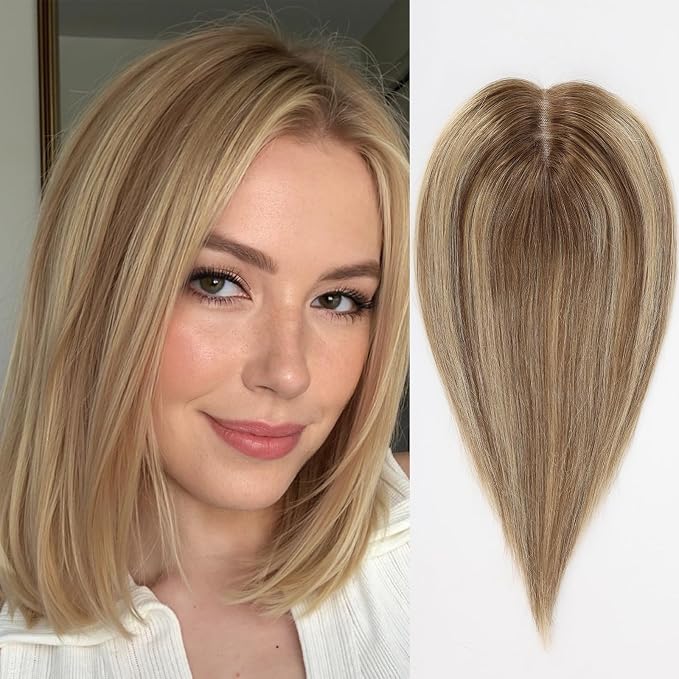 Balayage Gray Brown & Platinum Blonde