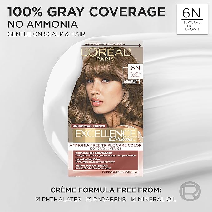 6N Natural Light Brown