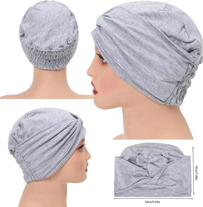 Solid Color Twist Style；black，white，grey，red