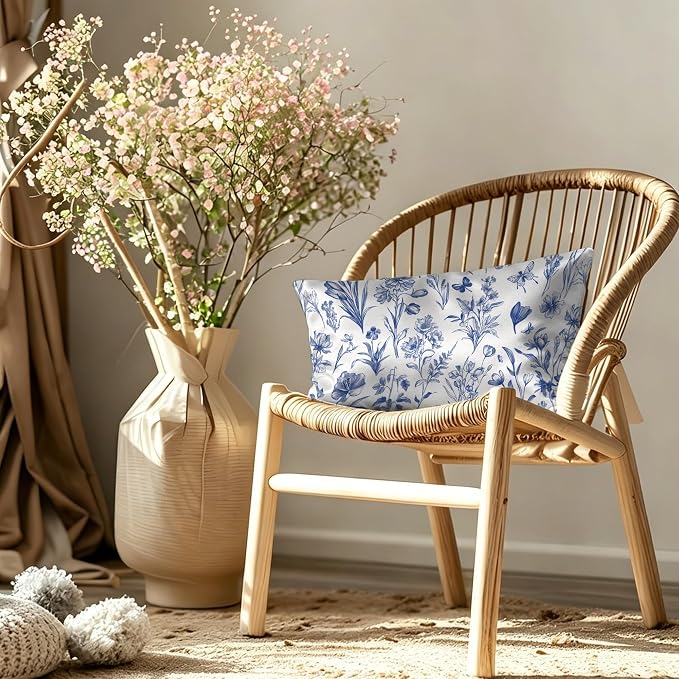 Vintage Blue Floral