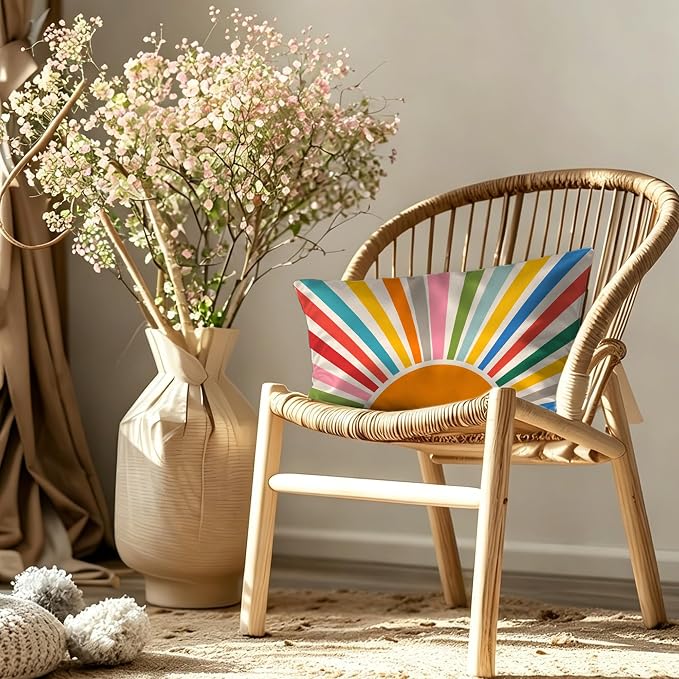 Retro Boho Sun Sunset Mid Century