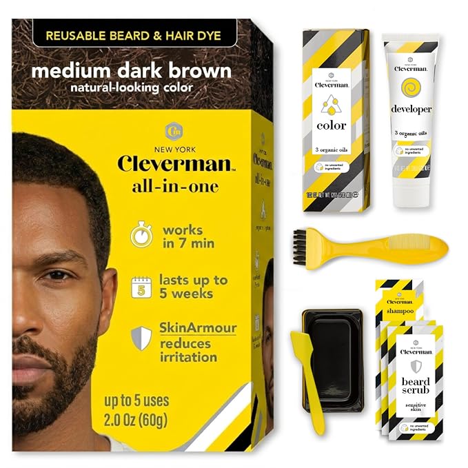 Medium Dark Brown for Black Men