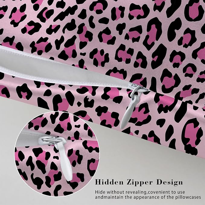 Abstract Pink Leopard