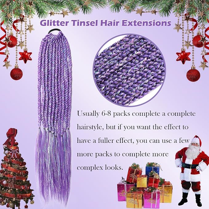 light purple with tinsel