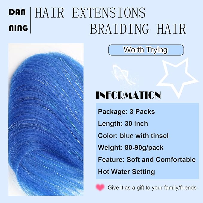 blue with tinsel