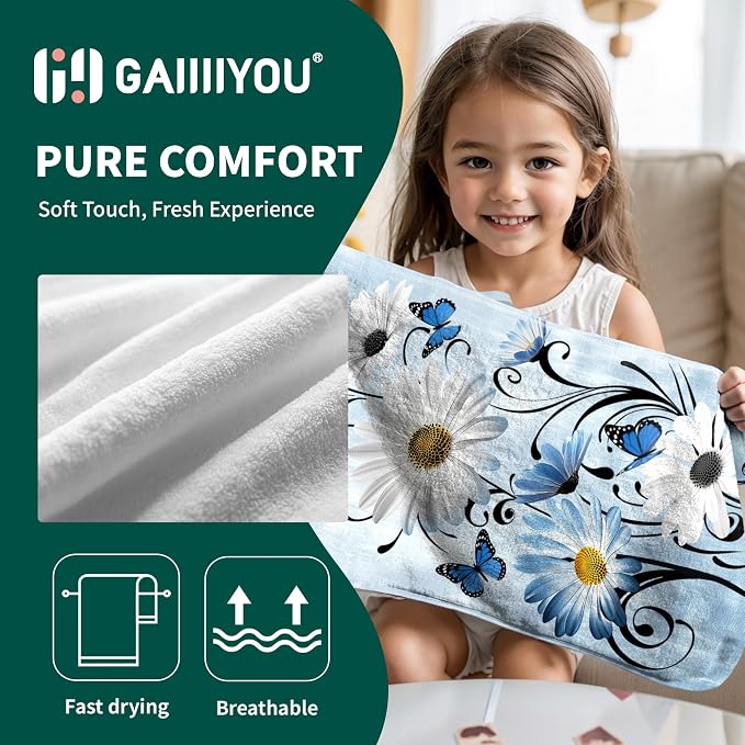Butterfly Floral-blue