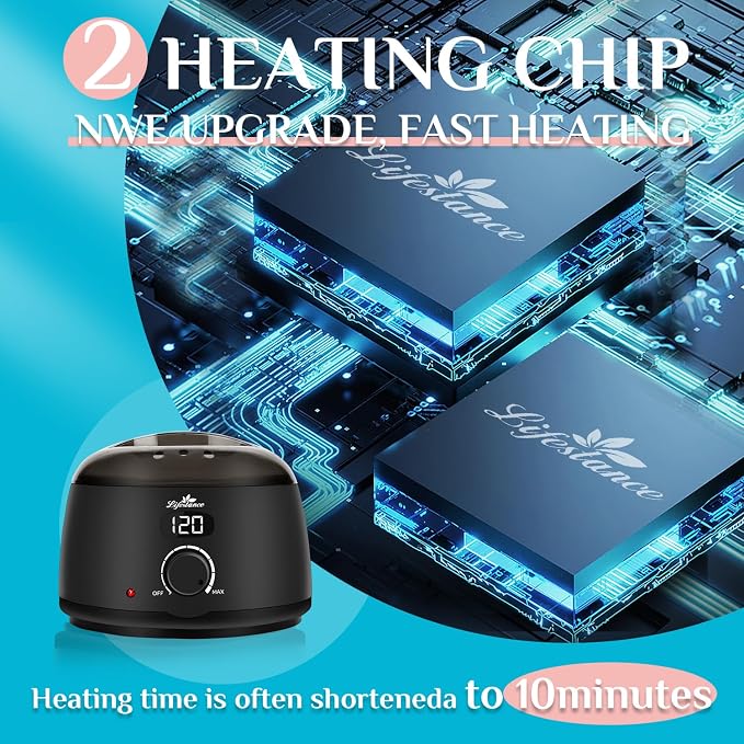 Single LCD (Black) Warmer