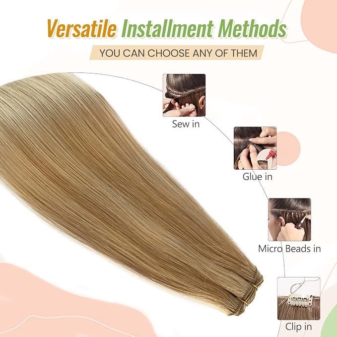#27P613 Light Strawberry Blonde and Bleach Blonde