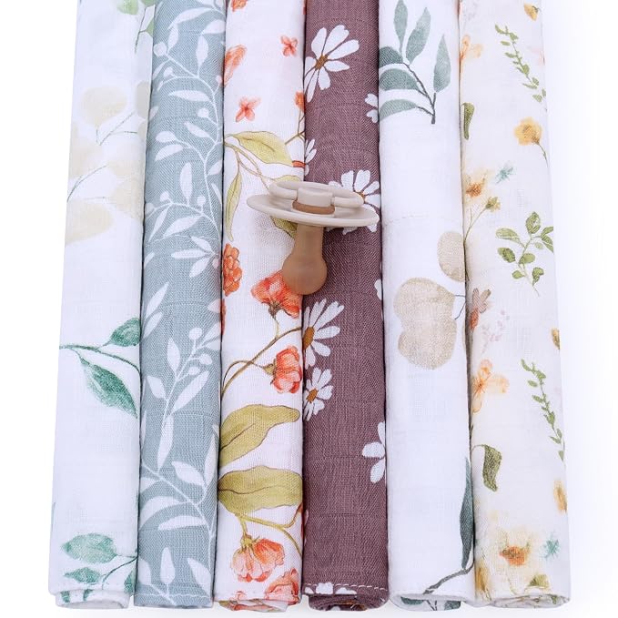 6 Pack Floral Pattern