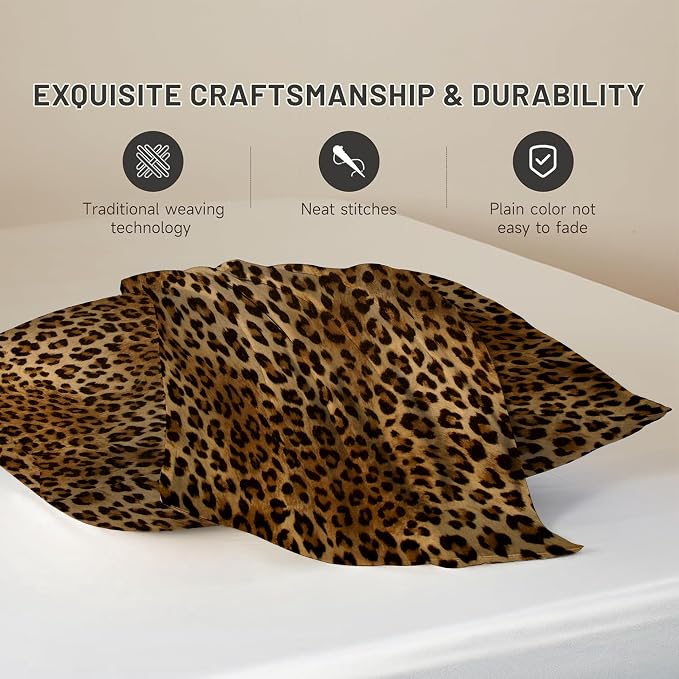 Abstract Brown Leopard