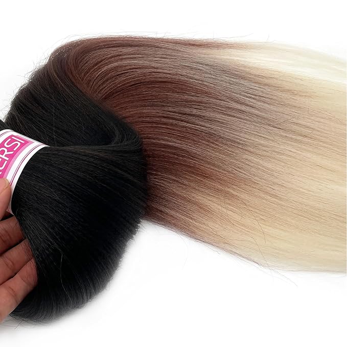 Black Brown Blonde Braiding Hair Ombre