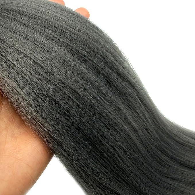 Gray Braiding Hair Pre Stretched