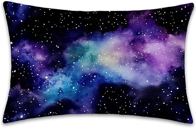 Watercolor Galaxy Starry Sky Purple