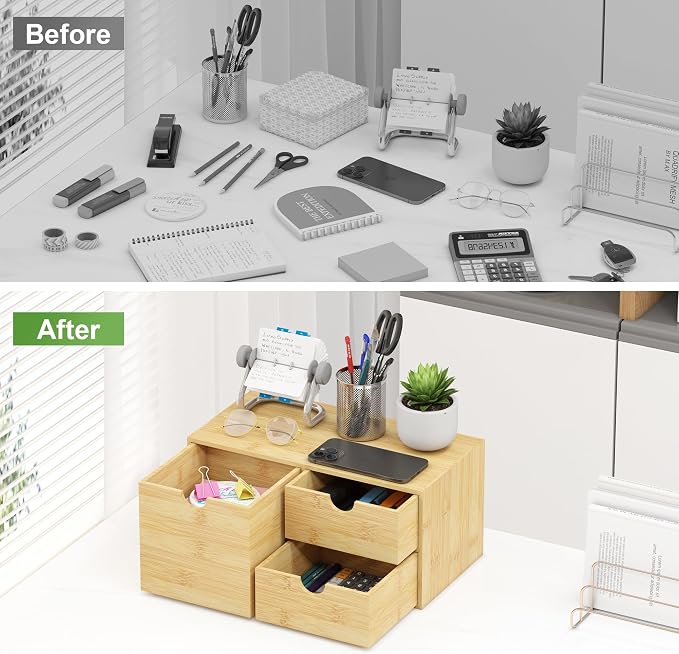 Natural-3 Drawers Left Right