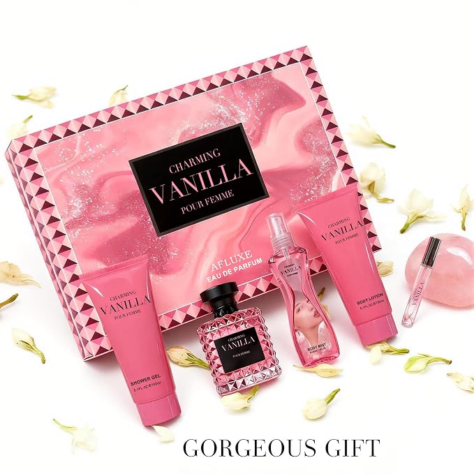 Pink-Charming Vanilla 5Pcs Floral,Fruity