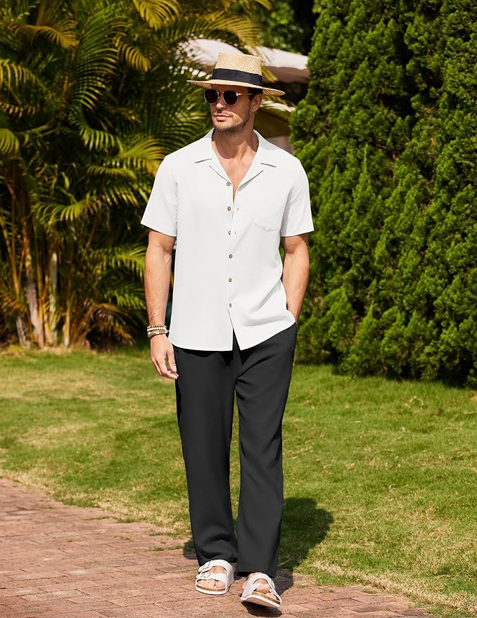 White Shirt/Black Pants