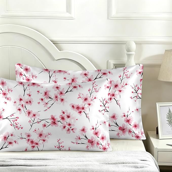 Watercolor Cherry Blossom Flowers