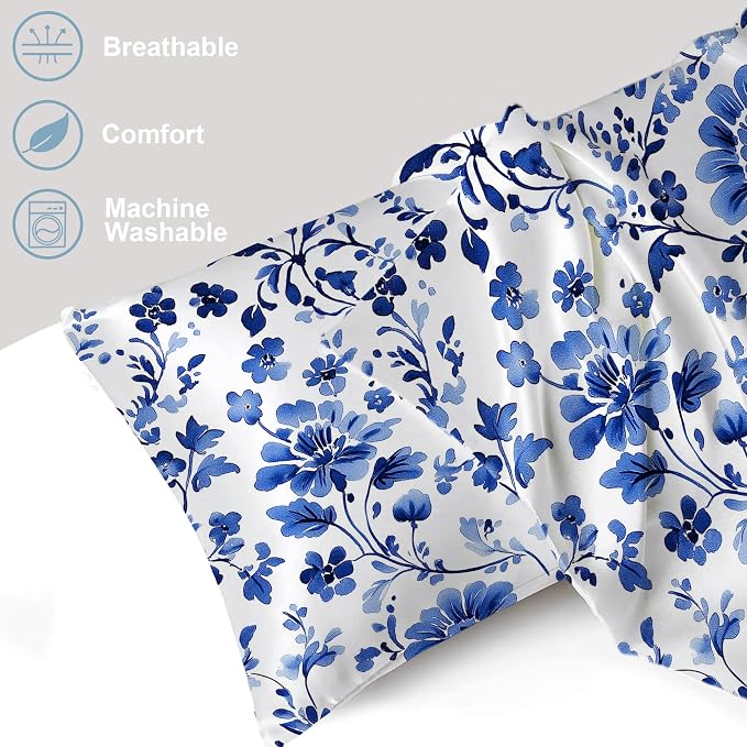 Vintage Blue Flowers