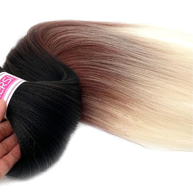 Black Brown Blonde Braiding Hair Ombre