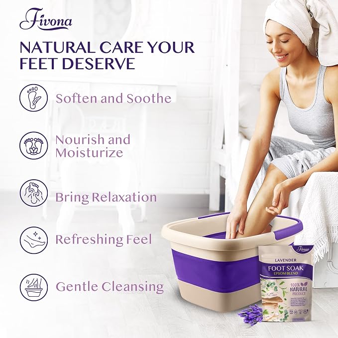 2 in 1 Foot Care Kit | Lavender