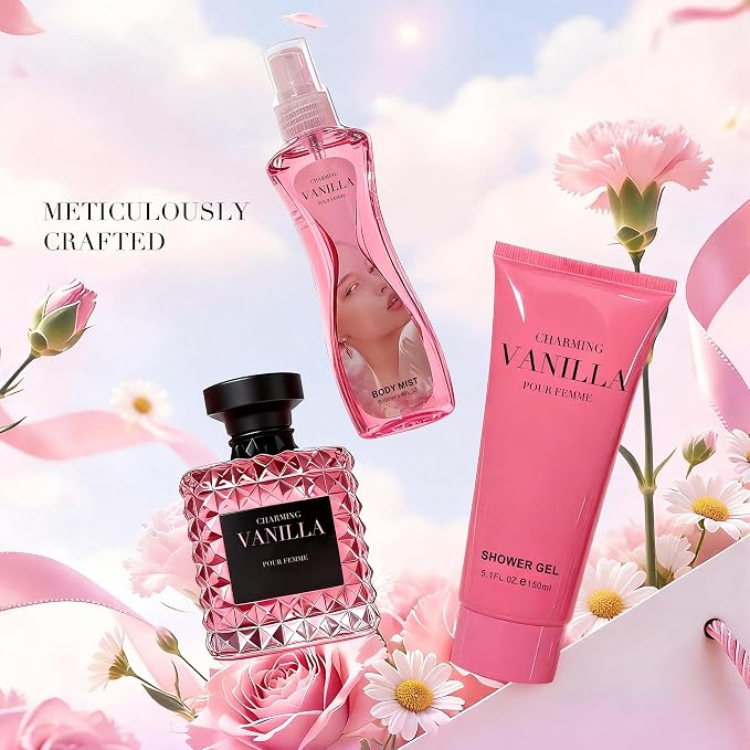 Pink-Charming Vanilla 5Pcs Floral,Fruity