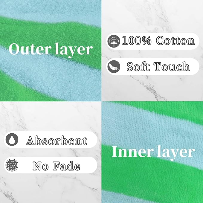 Green-white Striped