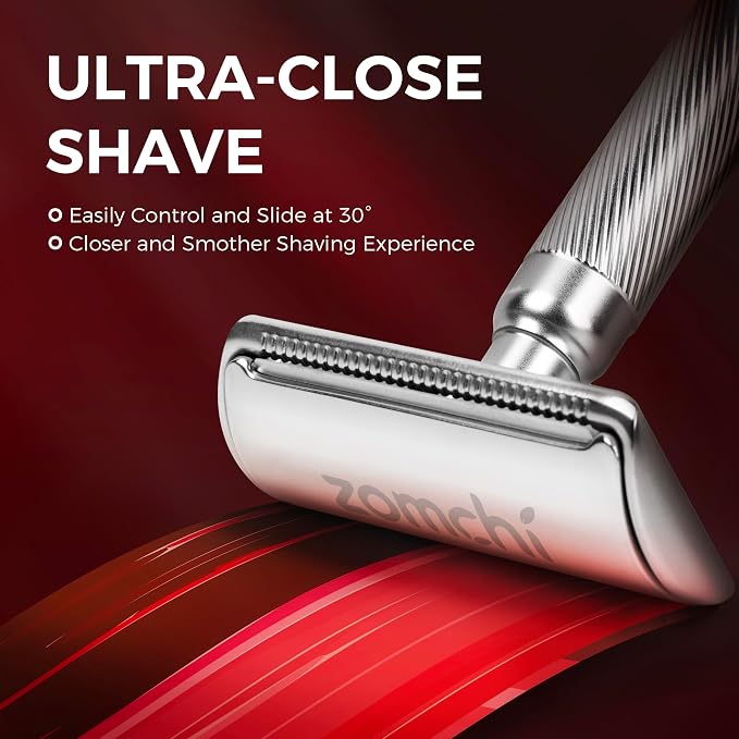 Noble Silver Razor with Stand