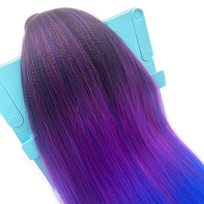 1b Pink Blue Ombre Braiding Hair 6 Packs
