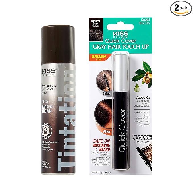 Spray & Mascara (Darkest Brown)