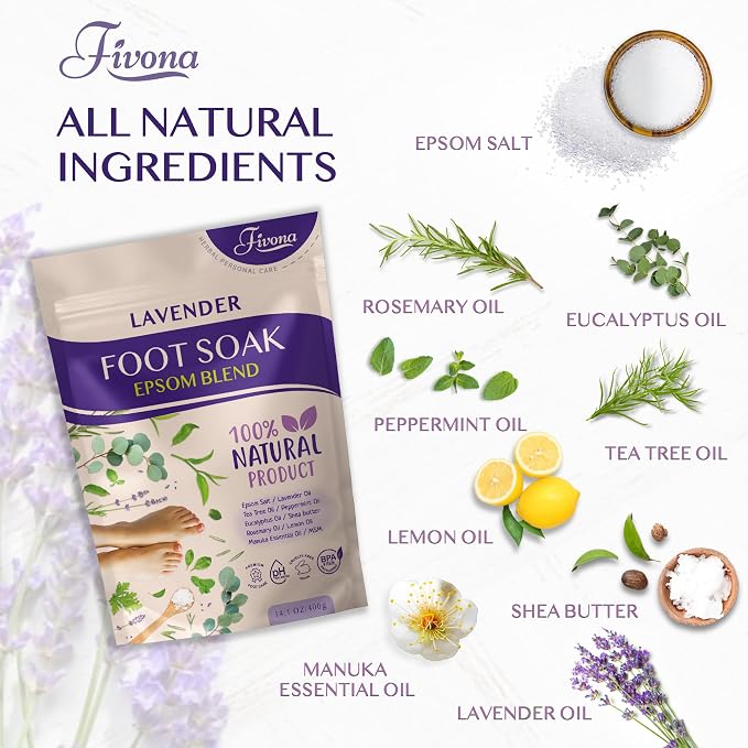 4 in 1 Foot Care Kit | Lavender