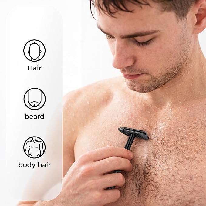 Black Razor with Stand