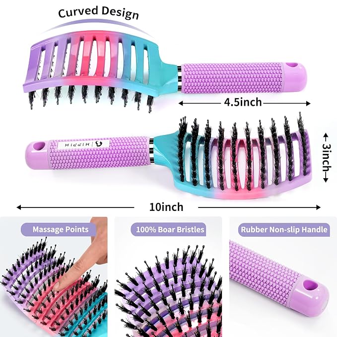 Mint Green & Purple