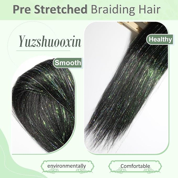 black mix tinsel