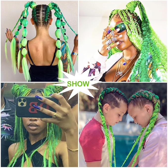 ombre green/neongreen