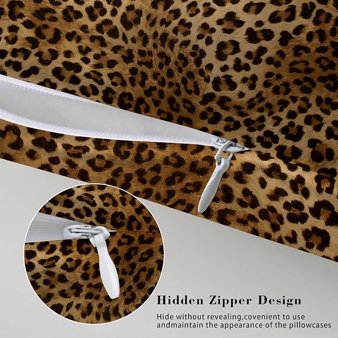 Abstract Brown Leopard