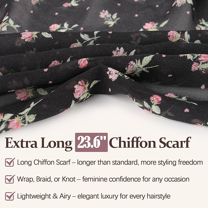 Black Ditsy Floral