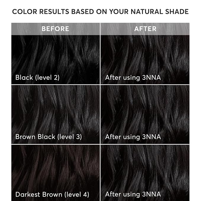 3NNA - Cool Black-Brown with Ash Undertones (Positano Black)