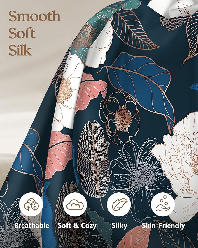 Blue Green Floral