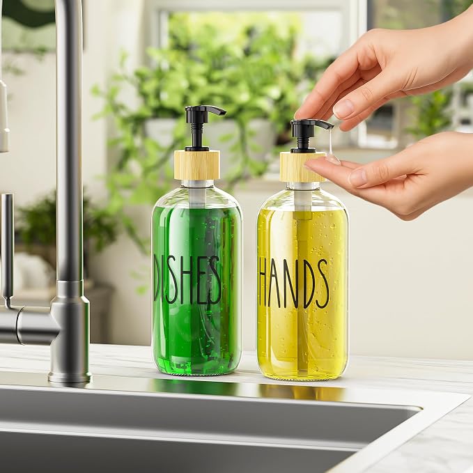 2 Pack Clear Bottle