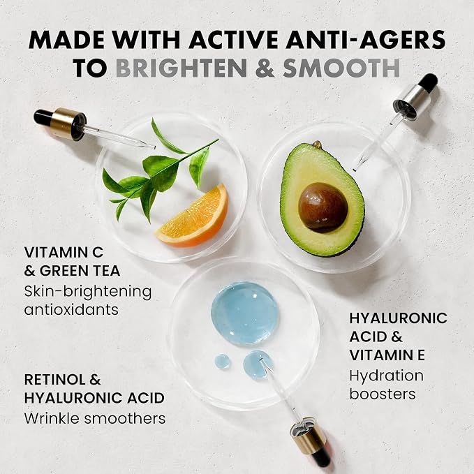 3-Pack Vit C, Retinol & HA | 3 Fl Oz