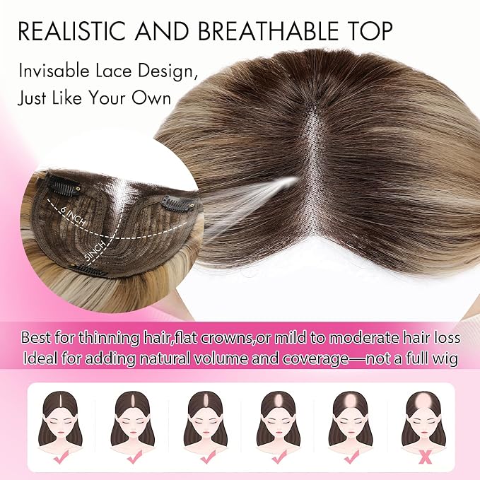 Ombre Light Brown with Blond Highlight